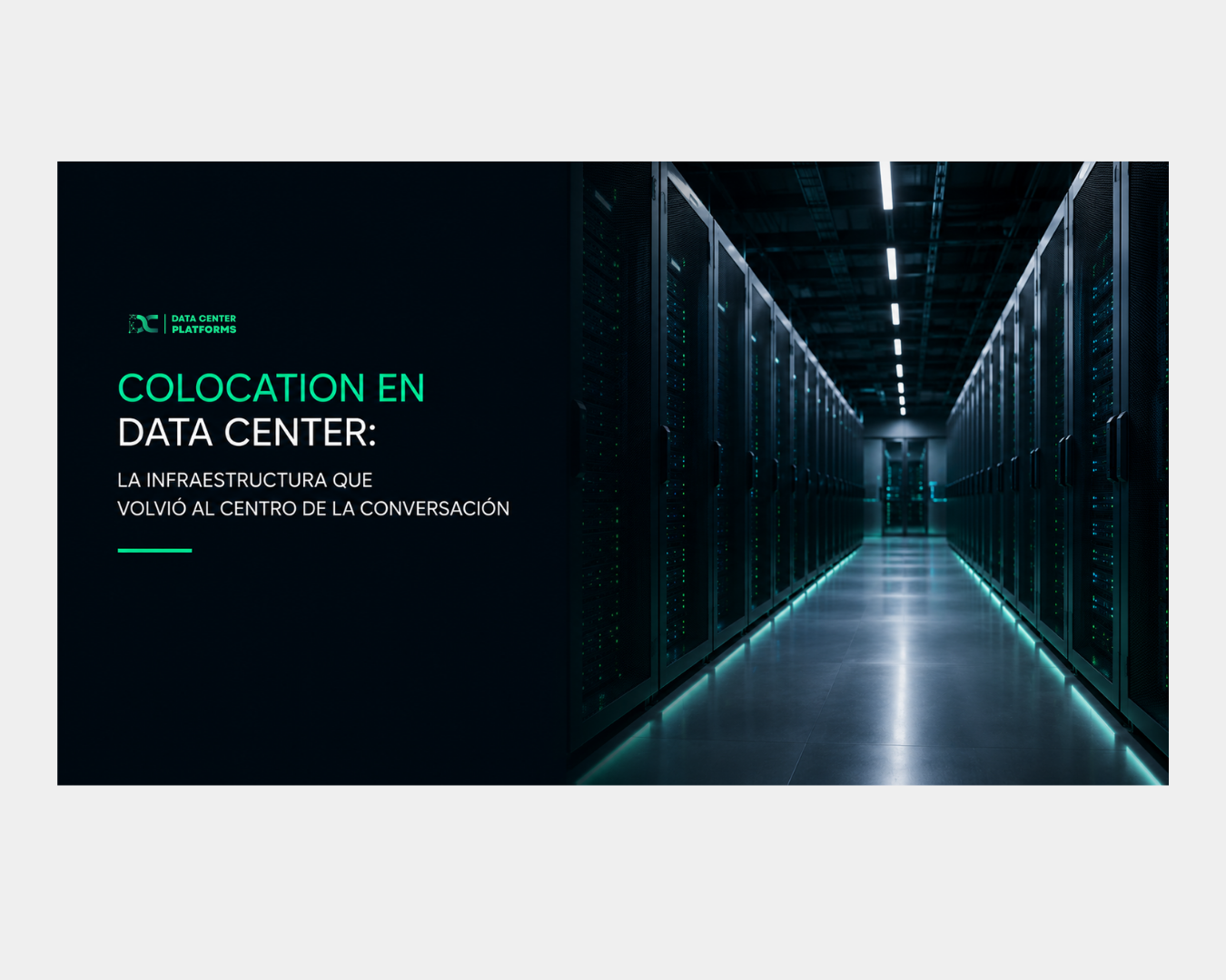 Colocation en data center con infraestructura digital empresarial y operación híbrida