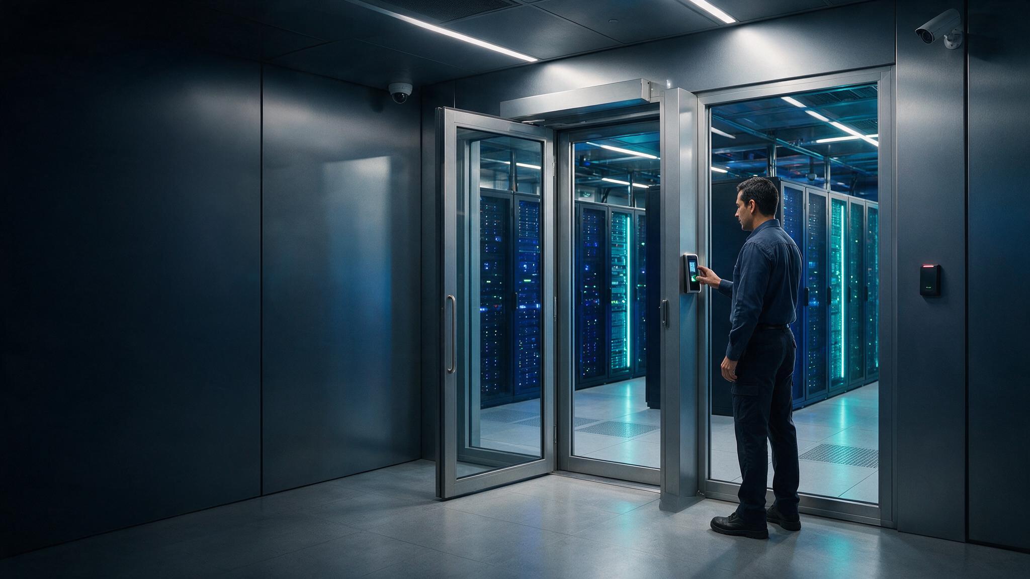 Seguridad del data center mediante control de acceso biométrico