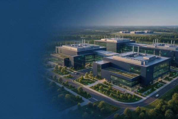 Campus de Data Centers que representa la escala y capacidad operativa de una infraestructura
